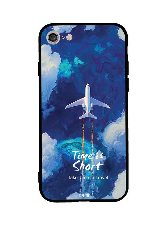 RUSSO Skin Case Cover -for Apple iPhone 7 Time Is Short Time Is Short 