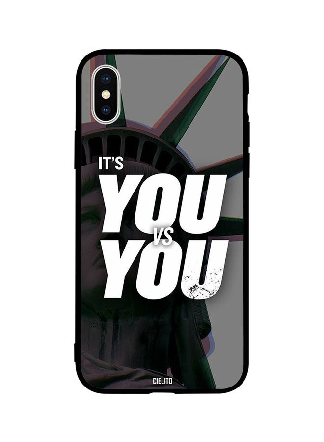 CIELITO Skin Case Cover -for Apple iPhone XR Its You Vs You Its You Vs You