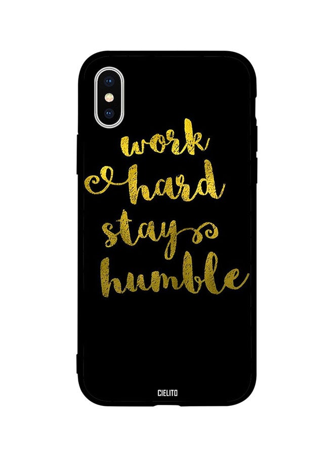 CIELITO Skin Case Cover -for Apple iPhone XR Work Hard Stay Humble Work Hard Stay Humble