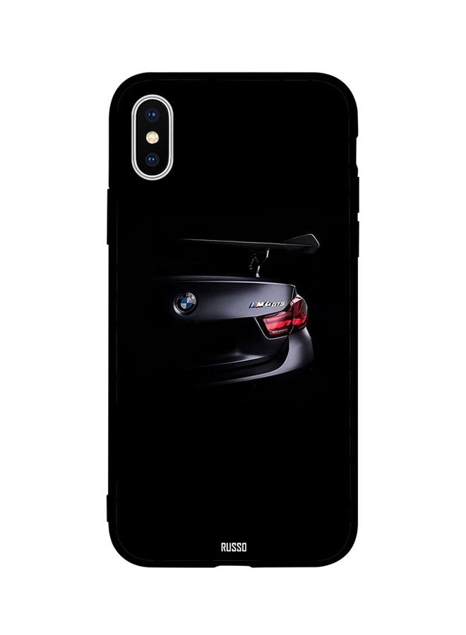 سيليتو غطاء حماية جلدي - لهاتف Apple iPhone X BMW 4 GTS Racer