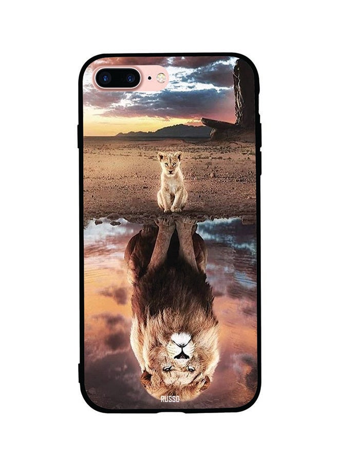 CIELITO Protective Case Cover For Apple iPhone 7 Plus Baby Lion Think Big