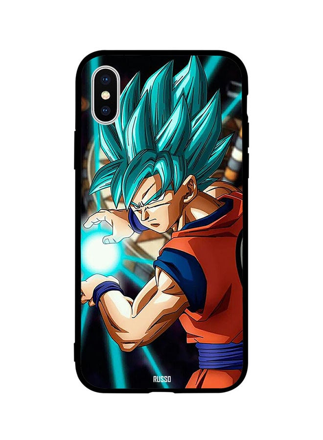 CIELITO Skin Case Cover -for Apple iPhone X Goku Blue Dragon Ball Goku Blue Dragon Ball