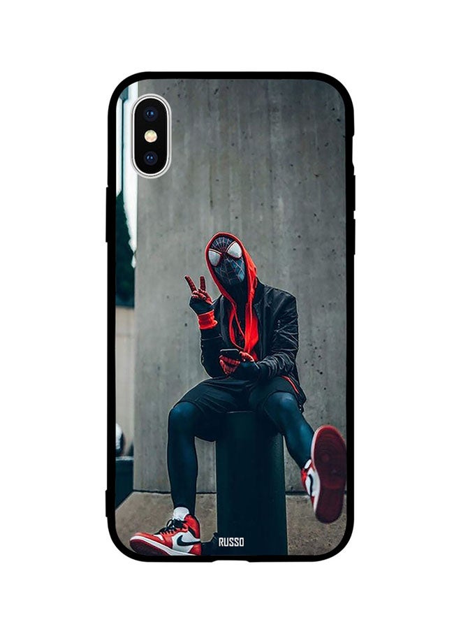 CIELITO Skin Case Cover -for Apple iPhone X Spiderman Selfie Spiderman Selfie