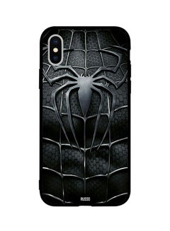 Skin Case Cover -for Apple iPhone X Black Spider Black Spider