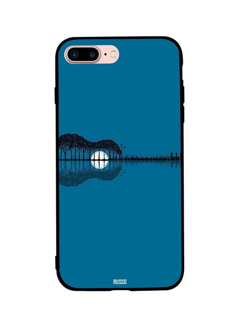 Protective Case Cover For Apple iPhone 7 Plus Guitar Shaped Island Reflection