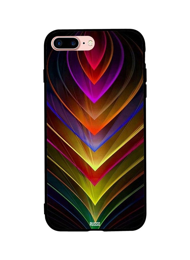 CIELITO Protective Case Cover For Apple iPhone 7 Plus Colorful Design Flow Pattern