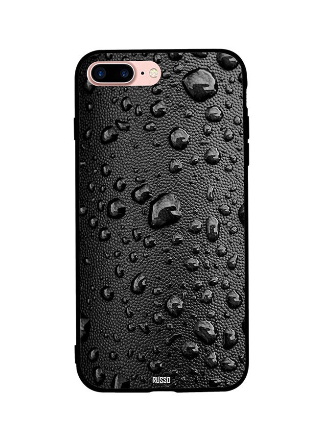 CIELITO Protective Case Cover For Apple iPhone 7 Plus Water Drops On Leather