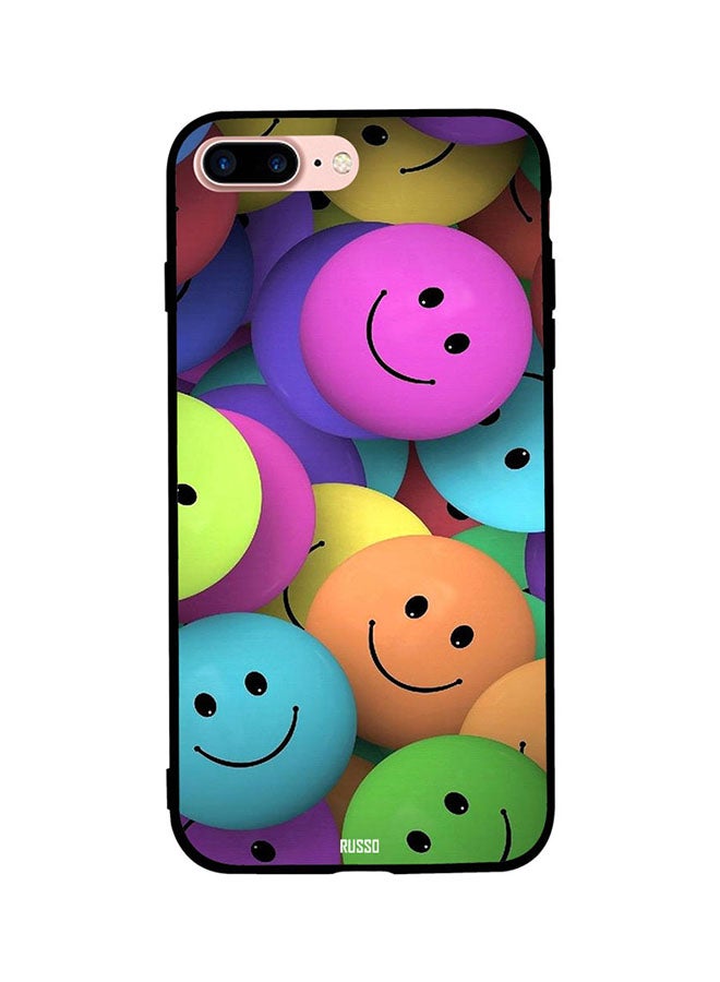 CIELITO Protective Case Cover For Apple iPhone 7 Plus Smiley Gems Pattern