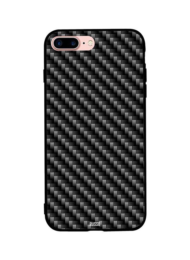 CIELITO Protective Case Cover For Apple iPhone 7 Plus 3D Diagonal Design Pattern