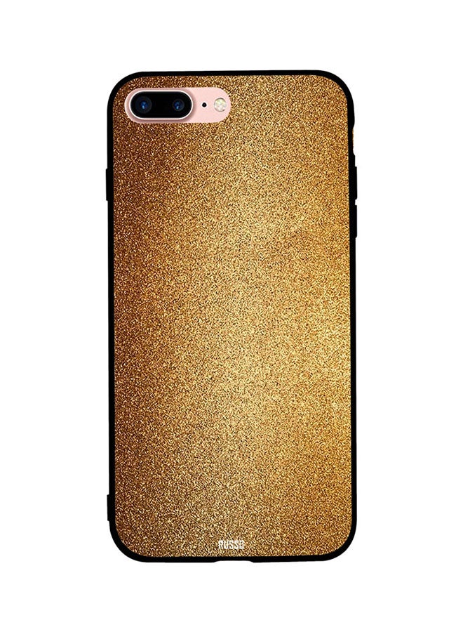 CIELITO Protective Case Cover For Apple iPhone 7 Plus Golden Sprinklers Pattern 