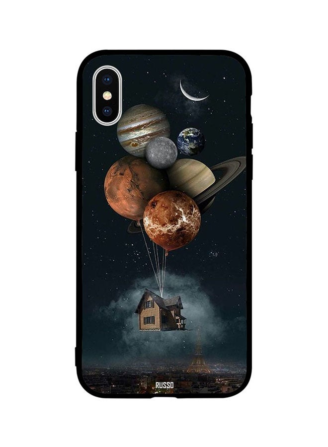 CIELITO Skin Case Cover -for Apple iPhone X Balloon Planets Takes Home Balloon Planets Takes Home