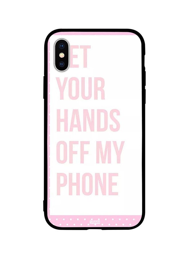CIELITO Skin Case Cover -for Apple iPhone X Get Your Hands Off Get Your Hands Off