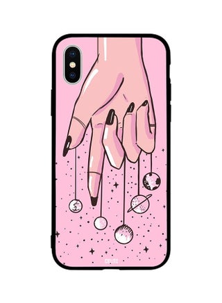 Skin Case Cover -for Apple iPhone X Pink Planets on Fingers to Control Pink Planets on Fingers to Control - v1583748596/N35374244A_1