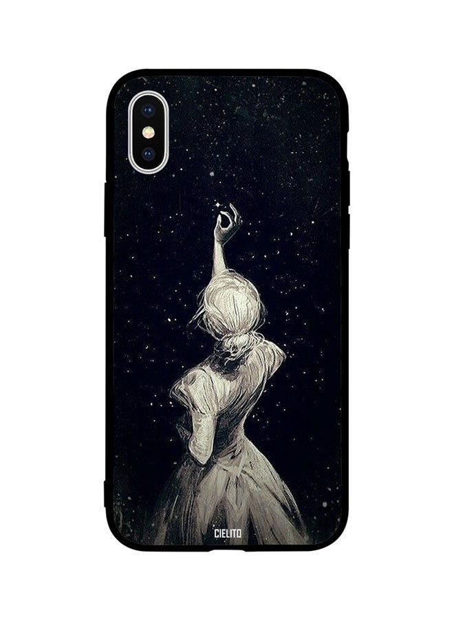 CIELITO Skin Case Cover -for Apple iPhone X Girl Catching Stars Girl Catching Stars
