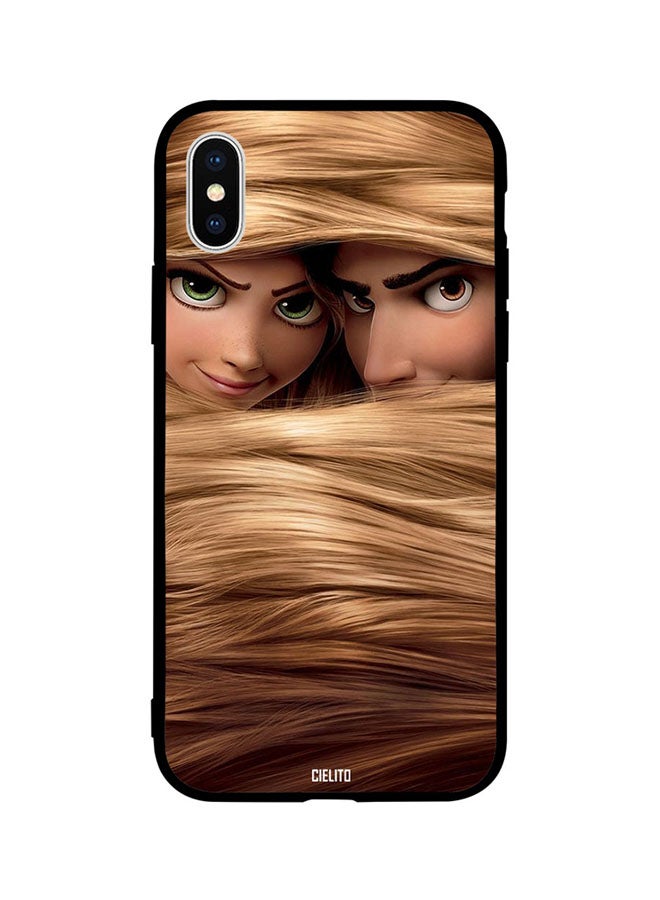CIELITO Skin Case Cover -for Apple iPhone X Frozen Movie Girl in Hair Frozen Movie Girl in Hair