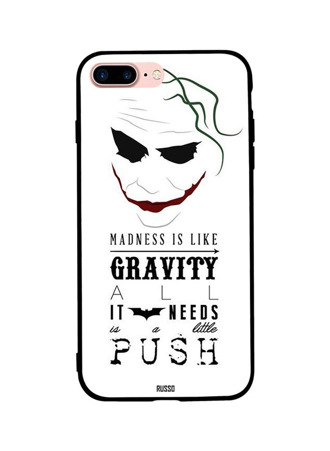 CIELITO Protective Case Cover For Apple iPhone 7 Plus Joker Dark Knight Madness Is Like Gravity