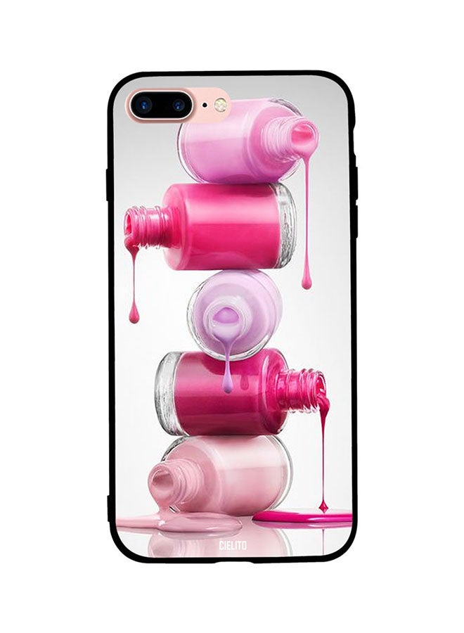 RUSSO Protective Case Cover For Apple iPhone 7 Plus Nailpaint Bottles 