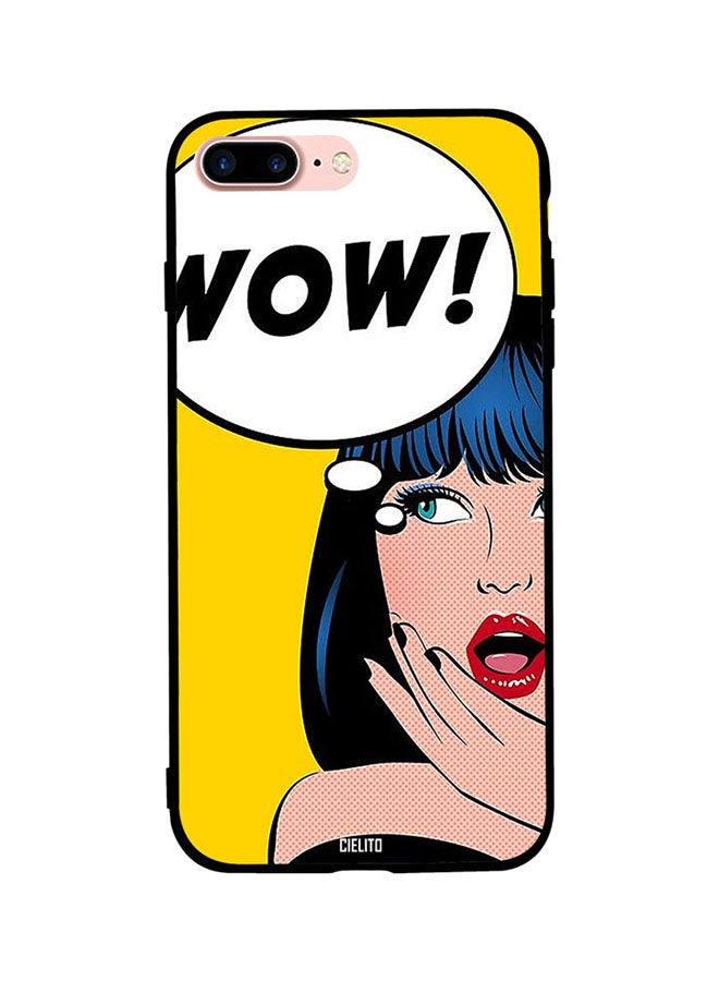 RUSSO - Protective Case Cover For Apple iPhone 7 Plus Girl In Shock Wow - Image 1