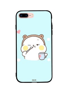 Protective Case Cover For Apple iPhone 7 Plus Puppy Morning Routine