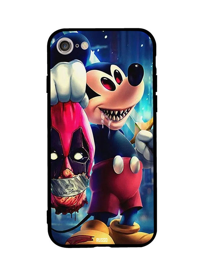 CIELITO Skin Case Cover -for Apple iPhone 7 Evil Mickey Mouse with Deadpool Head in Hand Evil Mickey Mouse with Deadpool Head in Hand