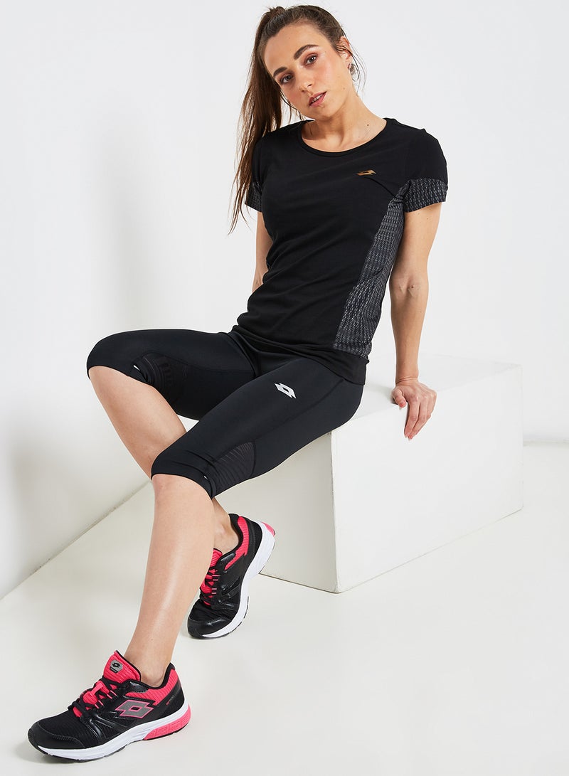 لوتو تيشيرت إندي II stc. أسود - Image 3