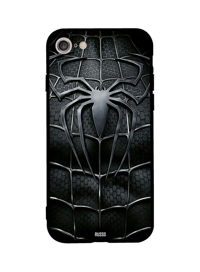 CIELITO Skin Case Cover -for Apple iPhone 7 Black Spider Black Spider