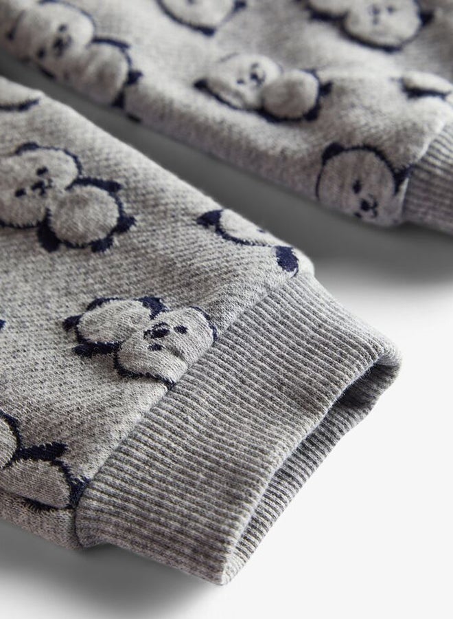 NAME IT - Somil Sweatpants Grey Melange - Image 1