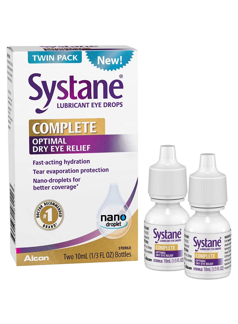 Systane 2-Piece Complete Lubricant Optimal Eye Drop Set
