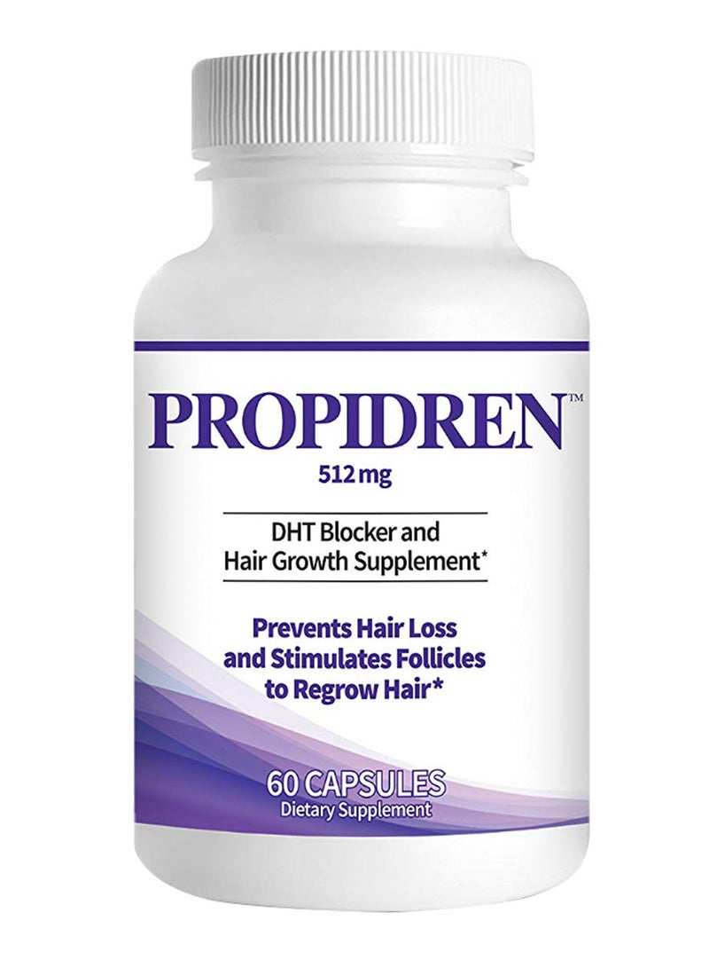 برونيكسا مكمل بروبيدرين DHT لنمو الشعر - 60 كبسولة - Image 1