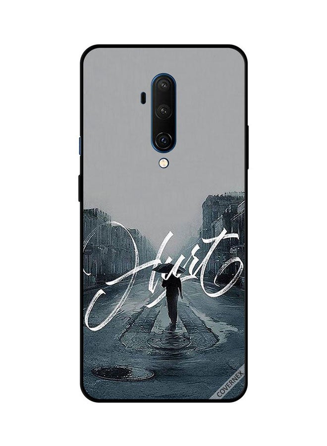 غطاء حماية واق لهاتف ون بلس 7T برو تصميم يحمل كلمة "Hurt"