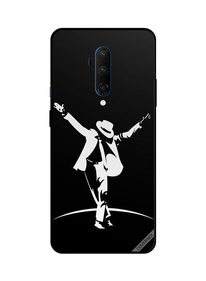 غطاء حماية واق لهاتف ون بلس 7T برو أكشن أسود وأبيض