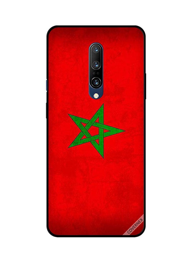 Protective Case Cover For OnePlus 7 Pro Morocco Flag Vintage