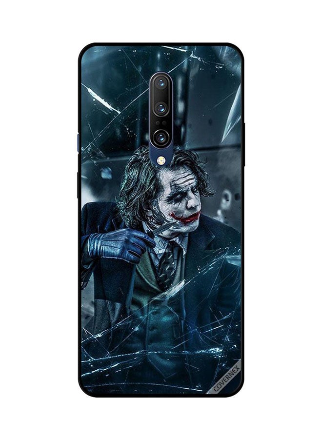 Covernex Protective Case Cover For OnePlus 7 Pro He is So Serious Behind Cracked Glass