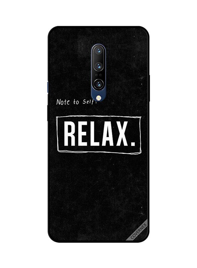 Covernex - Protective Case Cover For OnePlus 7 Pro Note To Self Relax - Image 1