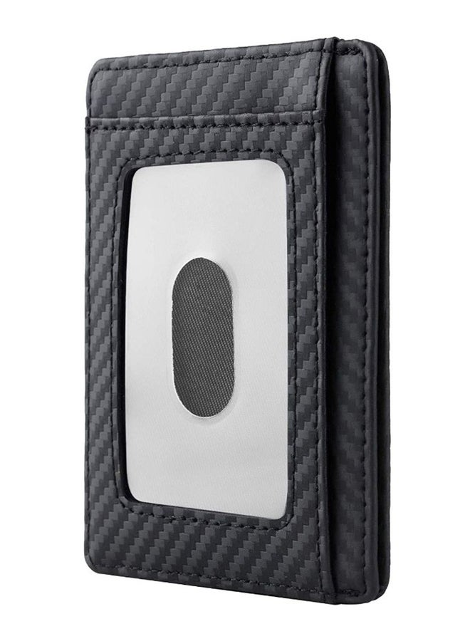 Travelambo Front Pocket Minimalist Slim Wallet Black  - Image 3
