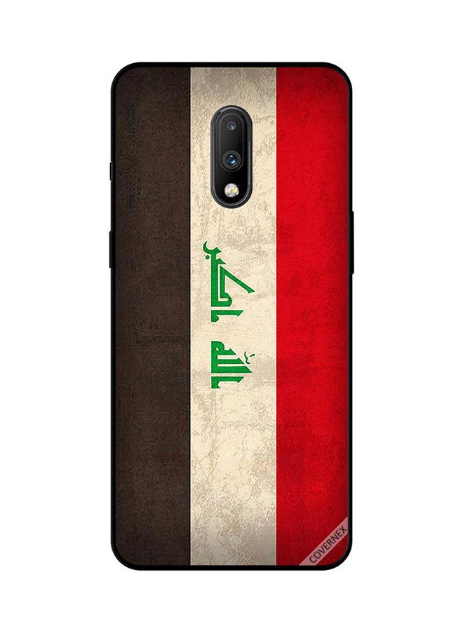 Covernex Protective Case Cover For OnePlus 7 Iraq Flag Vintage