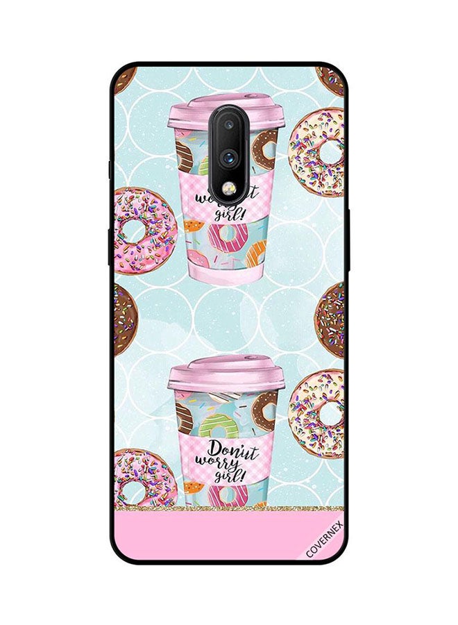 Covernex Protective Case Cover For OnePlus 7 Donut Worry Girl