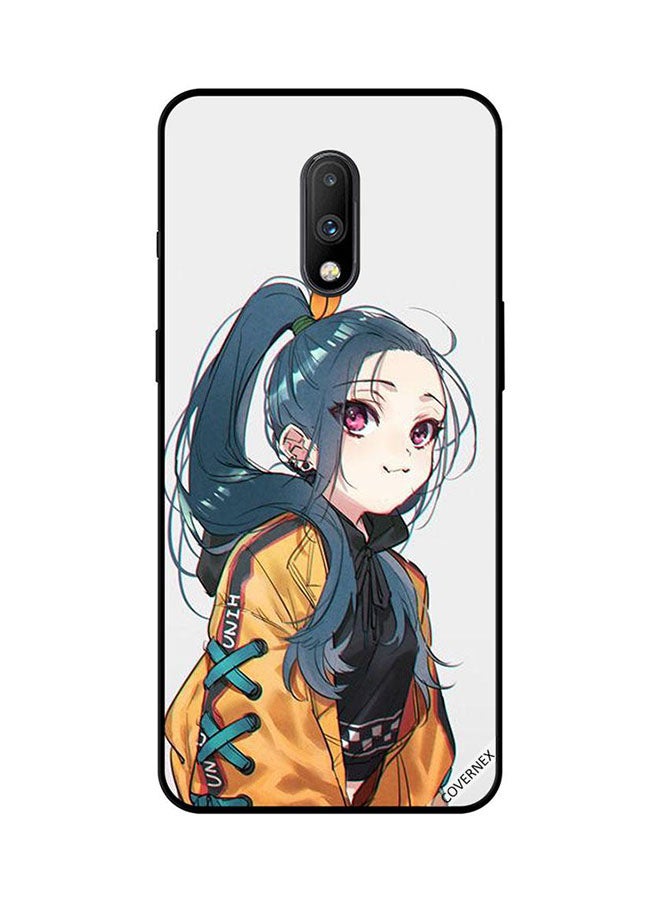 Covernex Protective Case Cover For OnePlus 7 Cute Girl Feeling Cold
