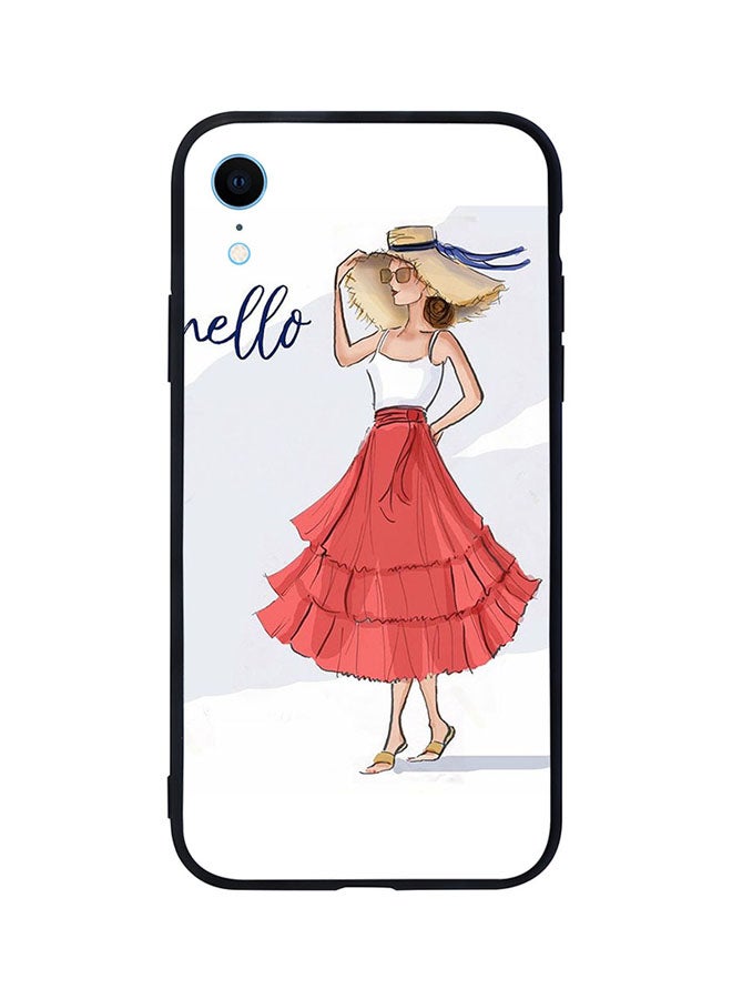 CIELITO Skin Case Cover -for Apple iPhone XR Hello Girl On Vacation Hello Girl On Vacation