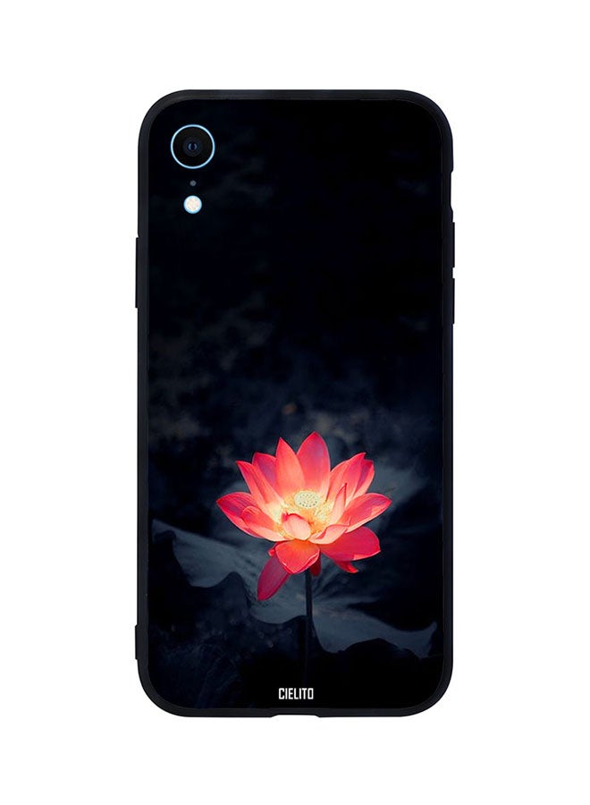 CIELITO Skin Case Cover -for Apple iPhone XR Light Lotus In Dark Night Light Lotus In Dark Night 