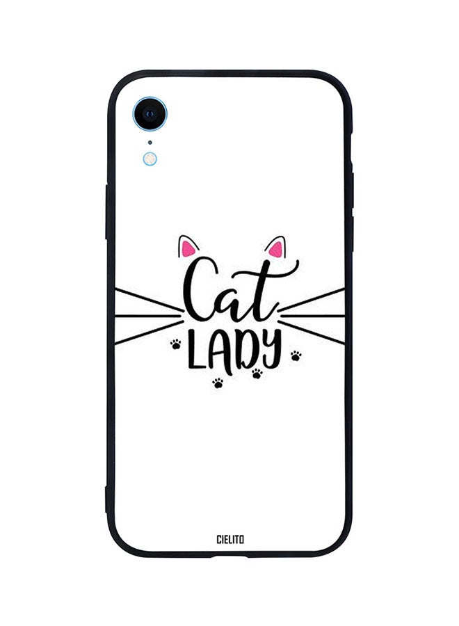 CIELITO Skin Case Cover -for Apple iPhone XR Cat Lady Design Cat Lady Design