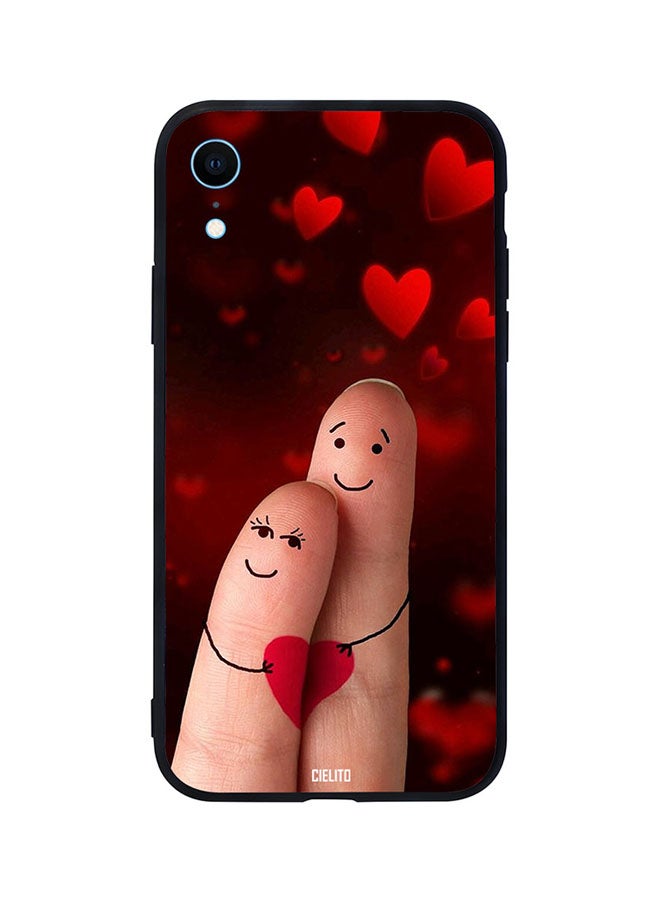 CIELITO Skin Case Cover -for Apple iPhone XR Cute Love Fingers Cute Love Fingers