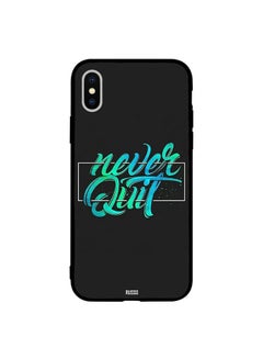 CIELITO Protective Case Cover For Apple iPhone XS Box Shaped Never Quit 