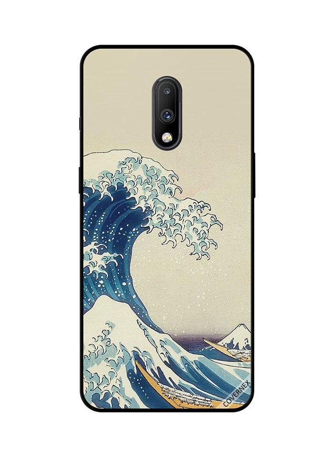 Covernex Protective Case Cover For OnePlus 7 Water Wave Art