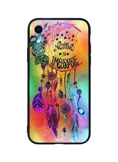 Skin Case Cover -for Apple iPhone XR Nothing Is Impossible Feather Design Nothing Is Impossible Feather Design