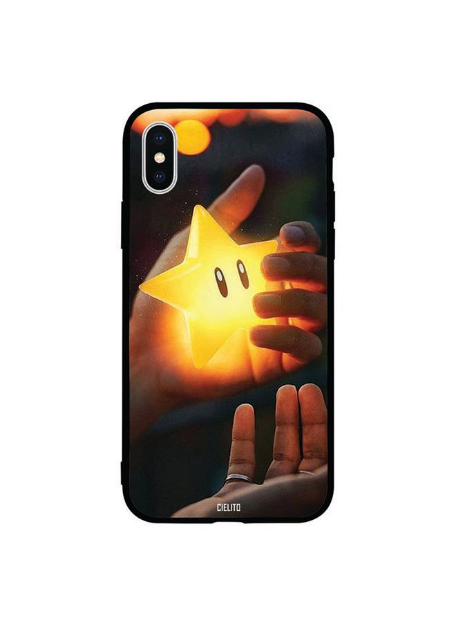 CIELITO Protective Case Cover For Apple iPhone XS Holding A Lighting Star In Hand