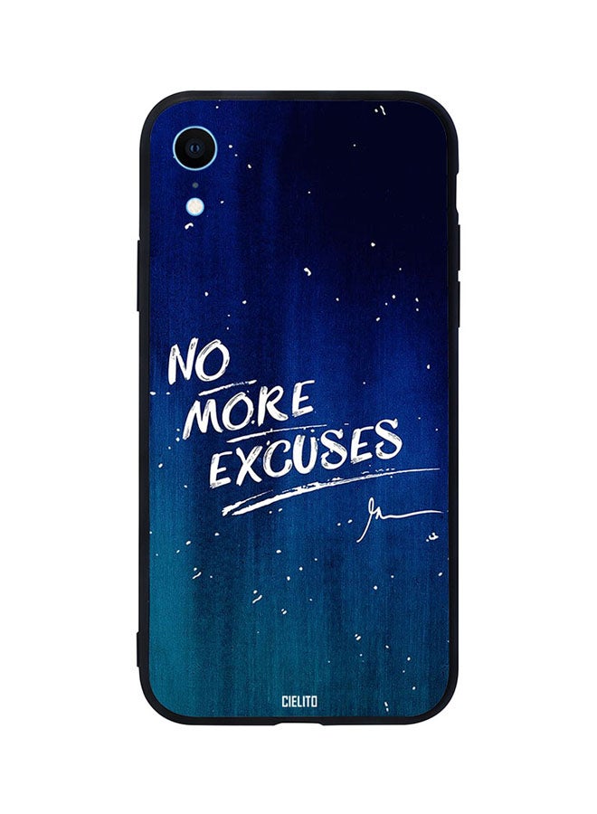 CIELITO Skin Case Cover -for Apple iPhone XR No More Excuses No More Excuses