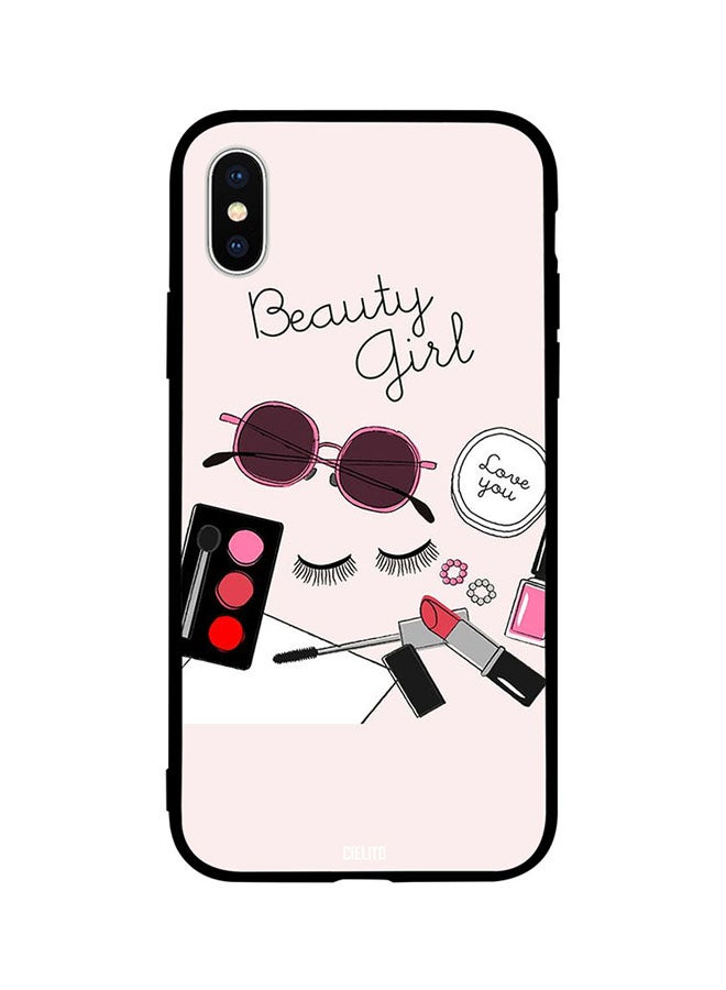 CIELITO Protective Case Cover For Apple iPhone XS Beauty Girl Makeup Kit