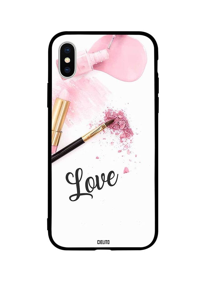 CIELITO Protective Case Cover For Apple iPhone XS Girl Loves To Makeup