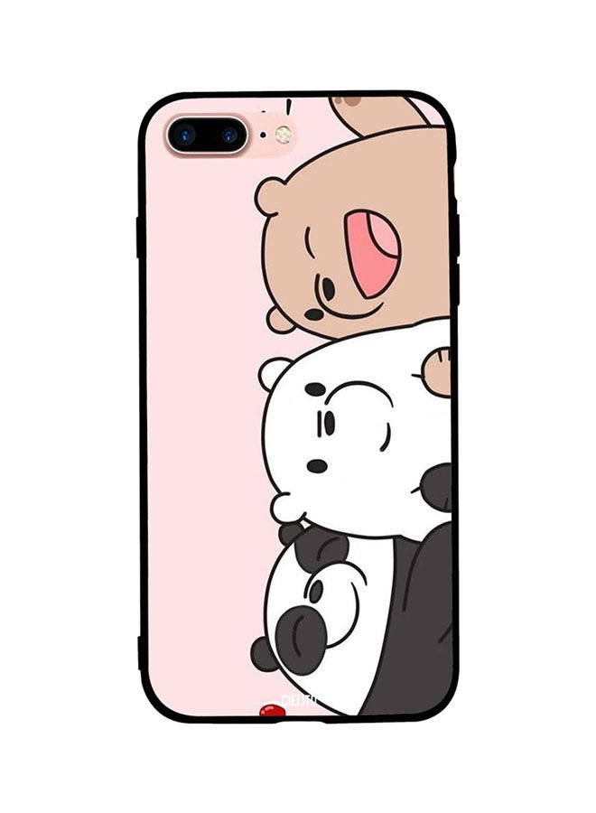 RUSSO Skin Case Cover -for Apple iPhone 8 Plus Cute Pandas Cute Pandas 